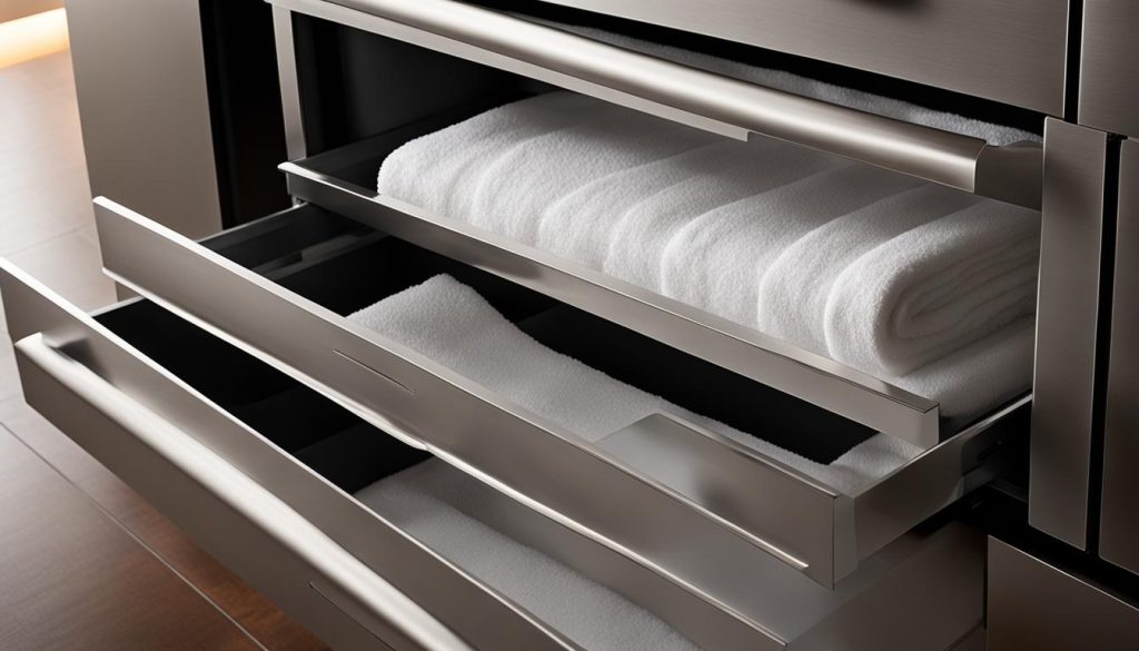 Wolf towel warming drawer