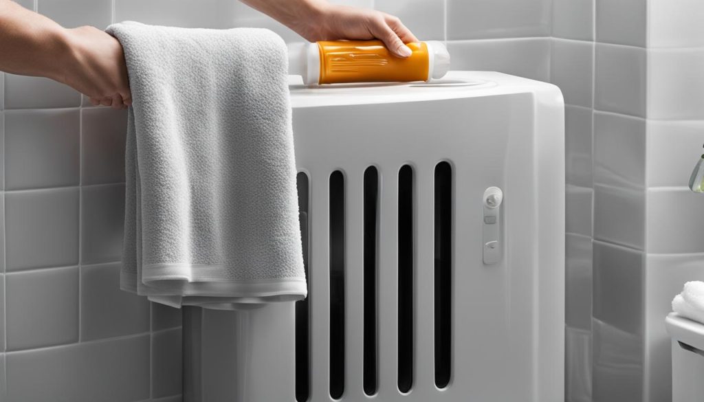 best practices for towel warmer cleaning