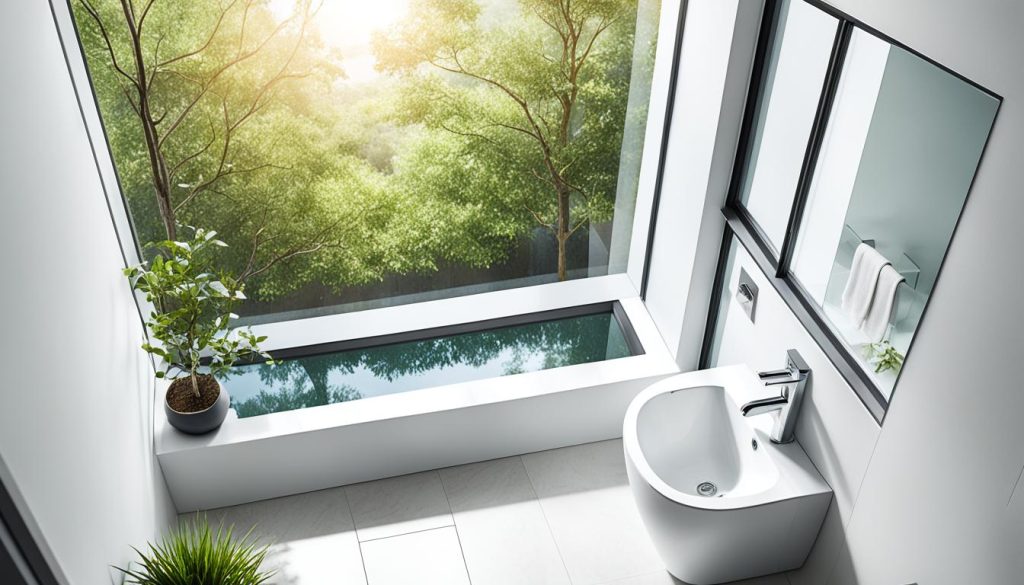 Eco-friendly bidet toilet combo promoting water conservation