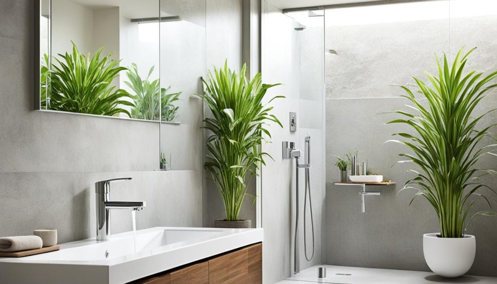 Greywater system bathroom