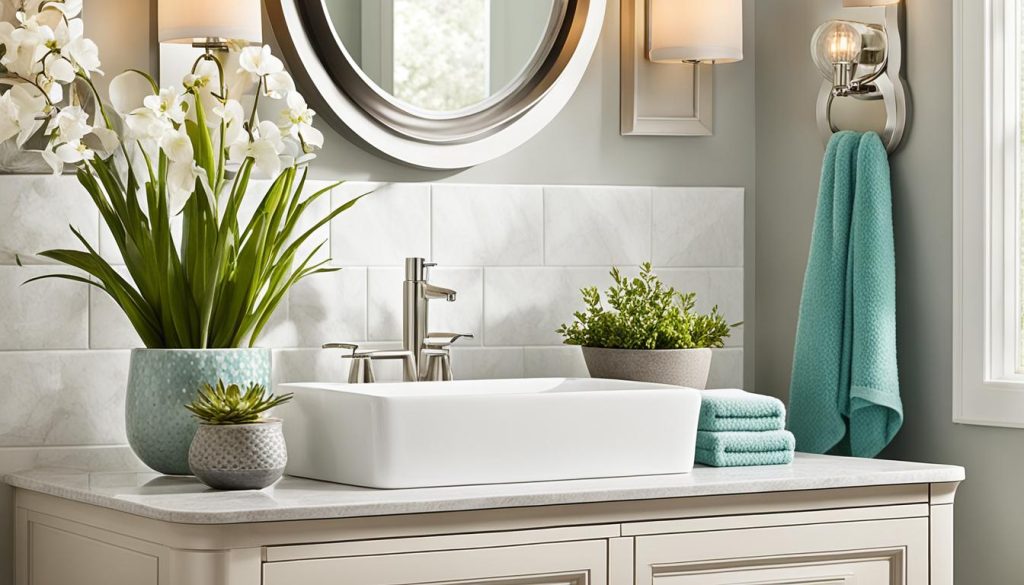 Impactful bathroom accents for budget-friendly styling