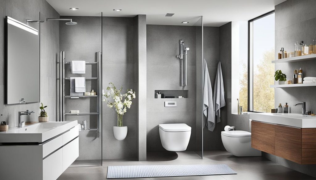 Innovative bathroom fixtures for small spaces