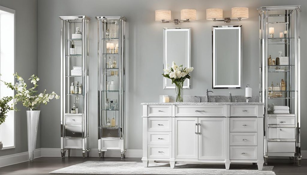 Luxury vanity units in various sizes