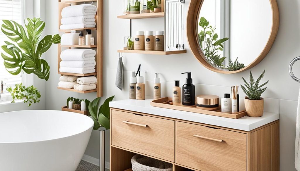 Small bathroom storage solutions