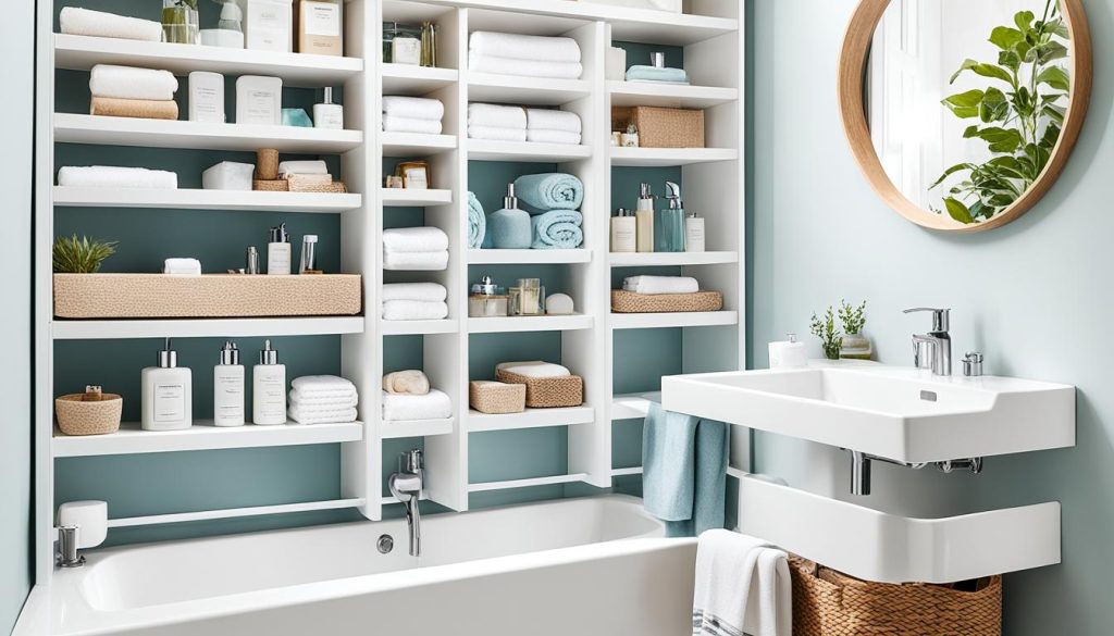 Small bathroom storage solutions