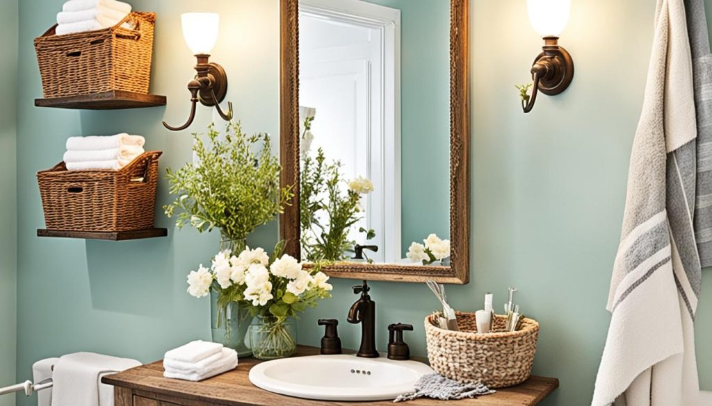 Thrifty bathroom decor ideas