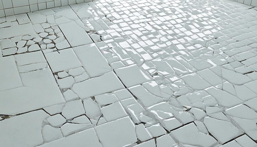 bathroom tile grout repair