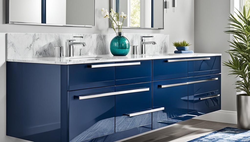 chic vanity finishes