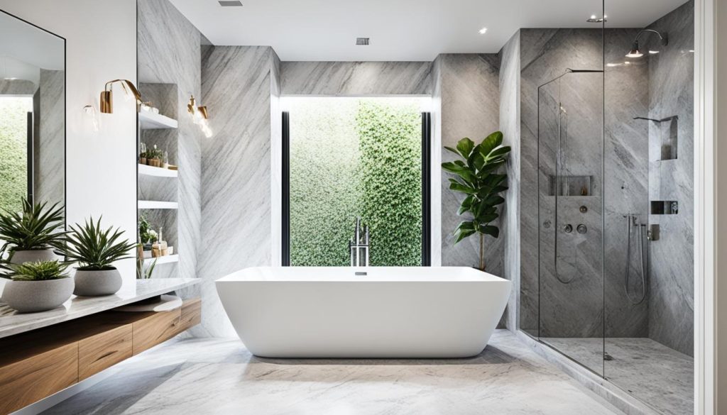 cost-effective bathroom enhancements with freestanding tubs