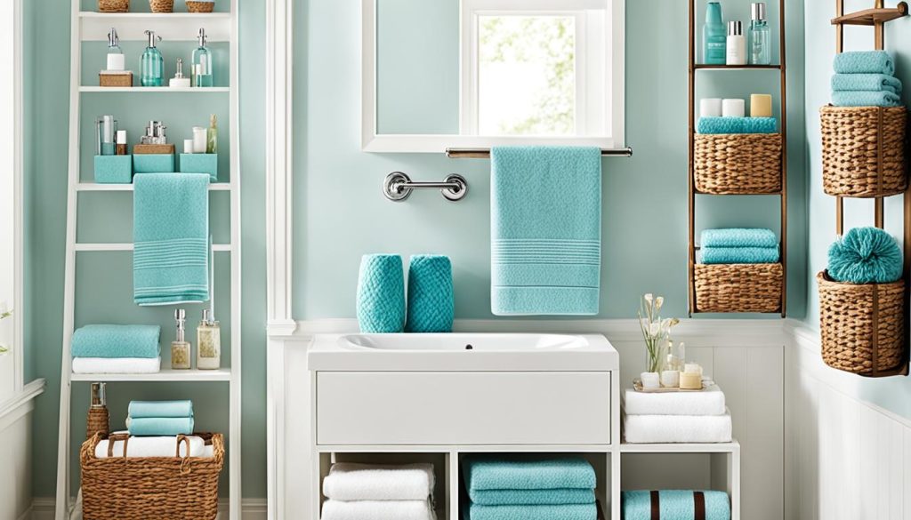 decorative storage solutions for bathroom