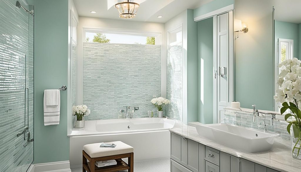 small bathroom color schemes