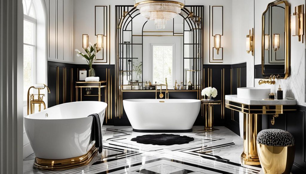 Art Deco bathroom design