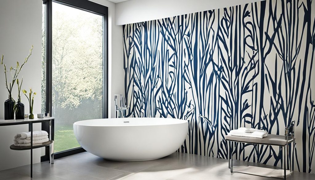 Bathroom wallpaper trends