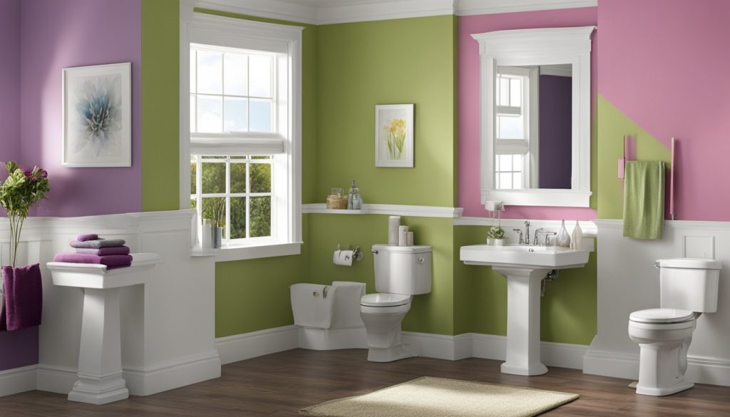 Budget bathroom ideas paint refresh