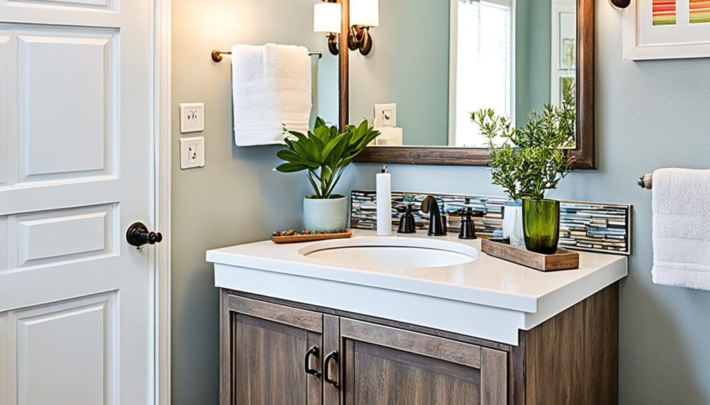 Budget-friendly bathroom vanity upgrade