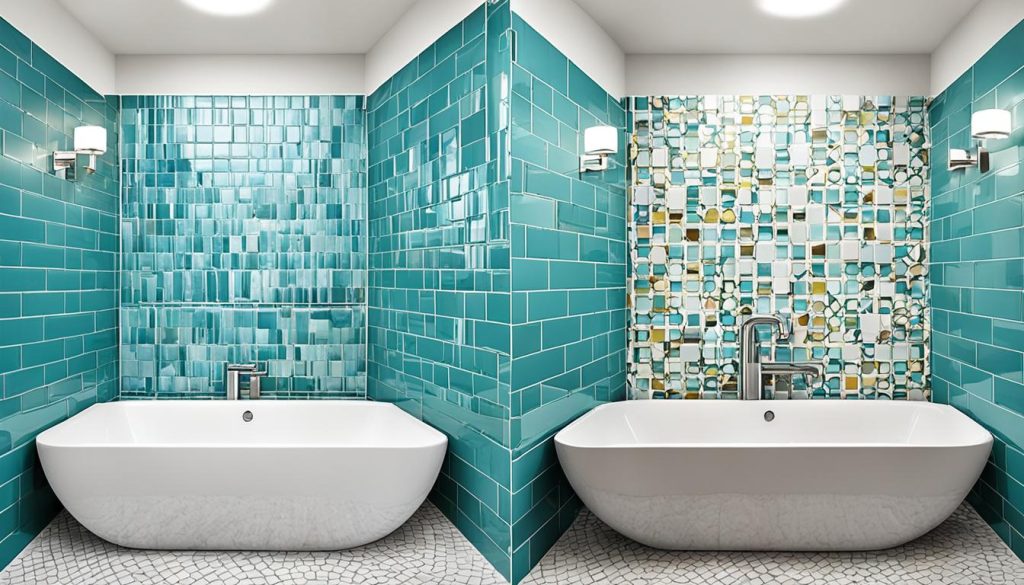 DIY bathroom tile projects