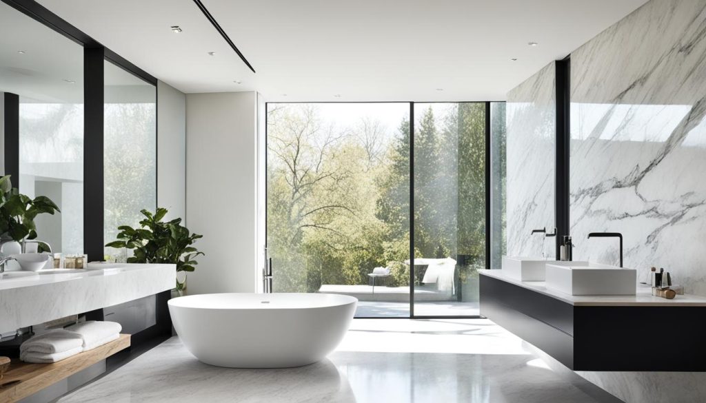 Freestanding tubs in modern bathroom design