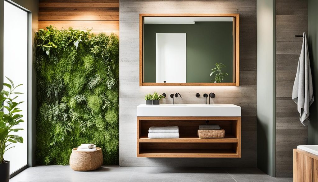 Sustainable bathroom cabinets