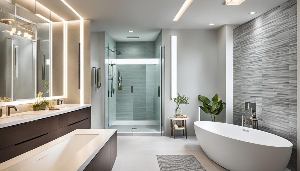 Affordable bathroom design lighting