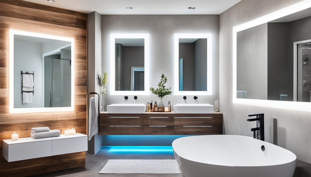 Creative bathroom lighting ideas