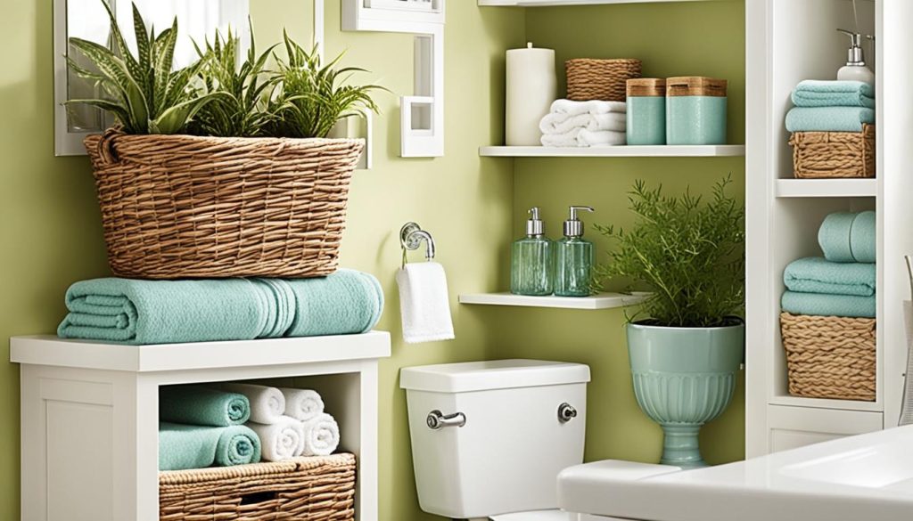 Creative bathroom storage solutions