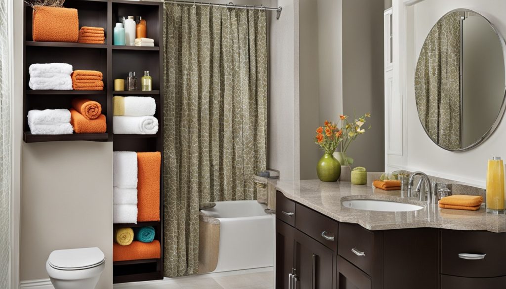 Creative storage solutions for small bathrooms