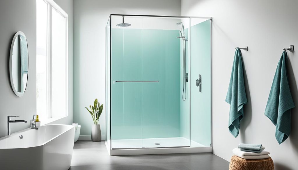 Prefabricated shower units for bathroom DIY projects