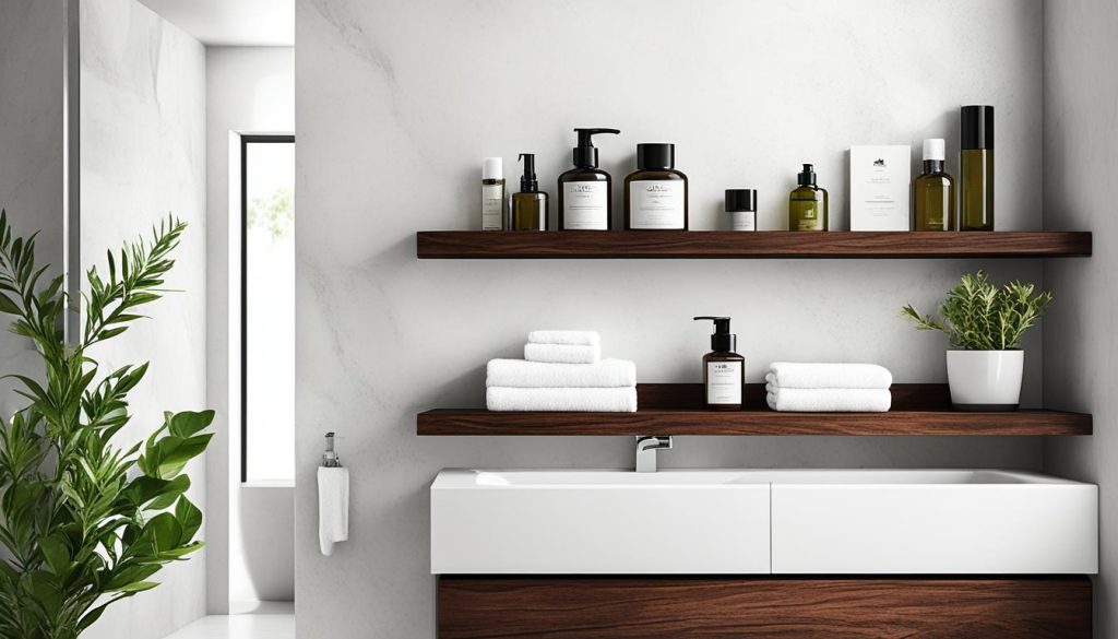 corner bathroom shelves