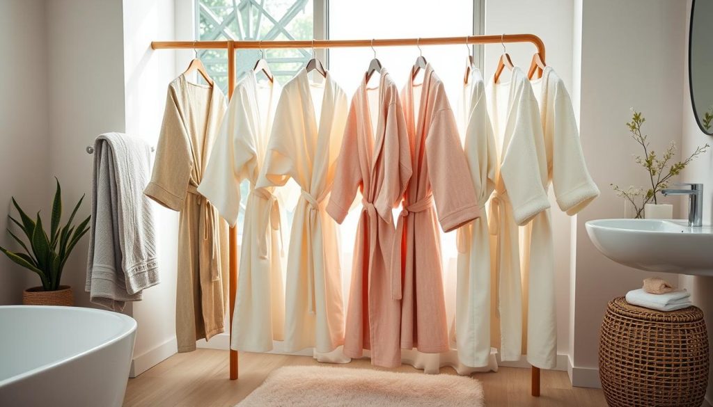 Aesthetic bath robes length considerations