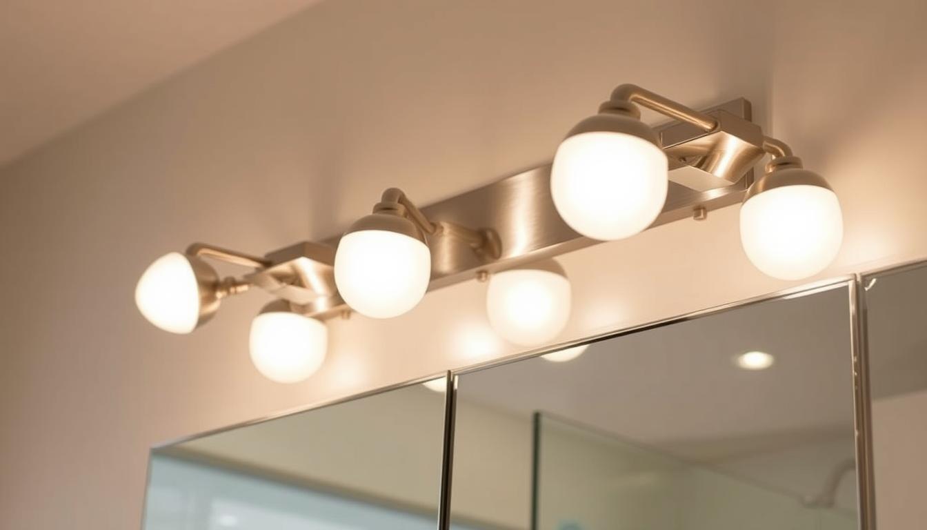 Elegant Brushed Nickel Bathroom Light Fixtures