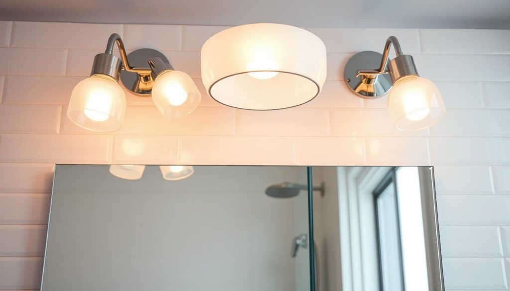 Bathroom lighting fixtures