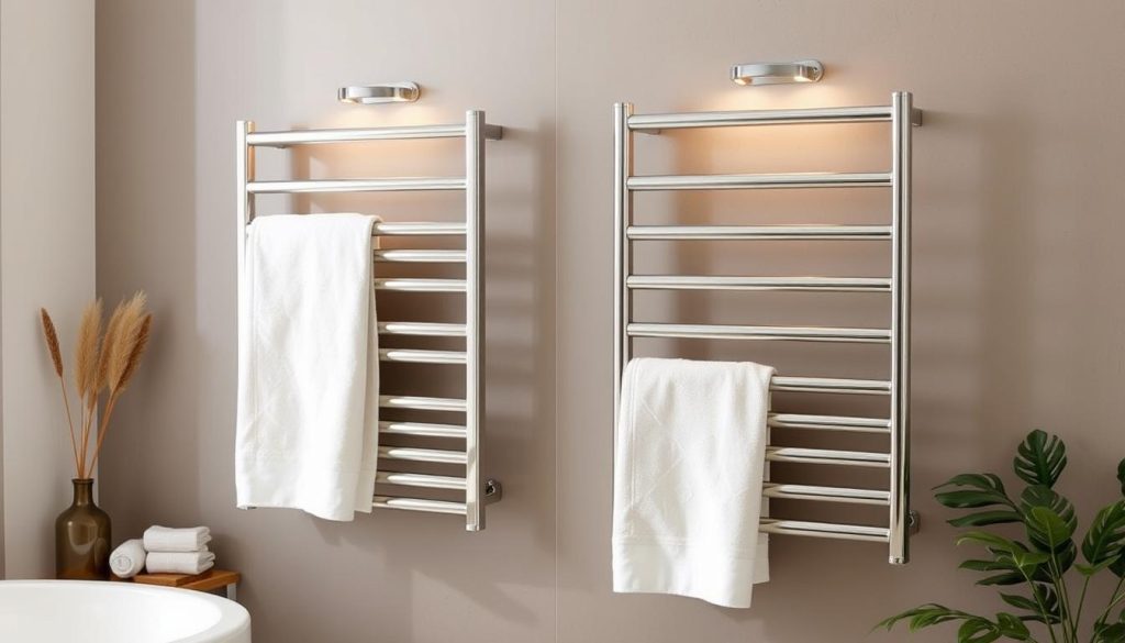 Budget-friendly towel warming bars