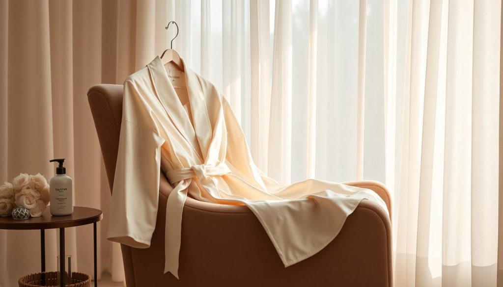 Caring for silk bathrobes