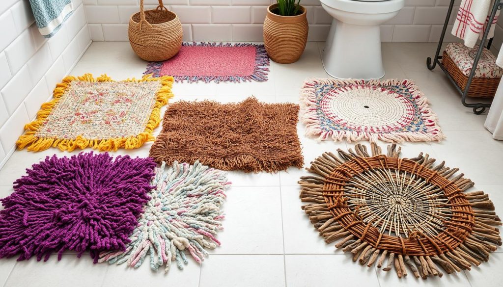 DIY bath mats