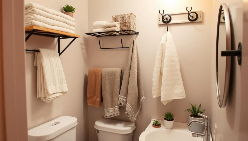 DIY towel storage ideas