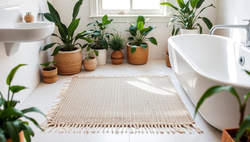 Eco-friendly bath mat runner