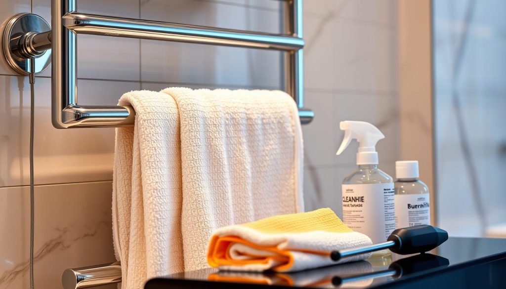 Electric towel rack maintenance