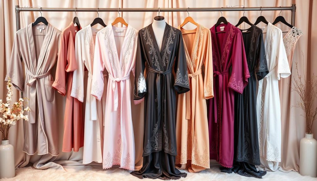 Elegant bath robes for women