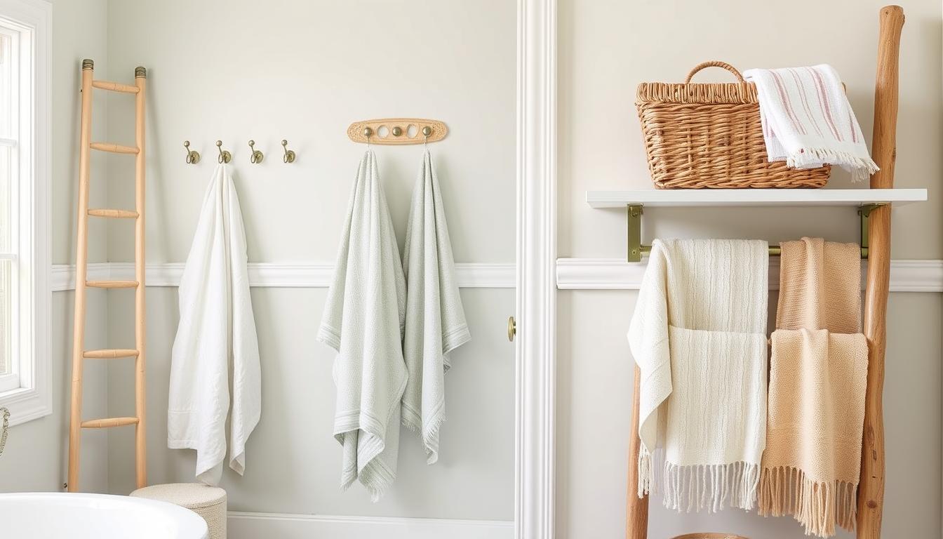 Explore Different Display Methods to Keep Your Bath Towels Organized and Within Reach