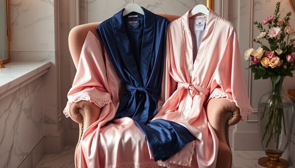 Luxurious bath robes for women