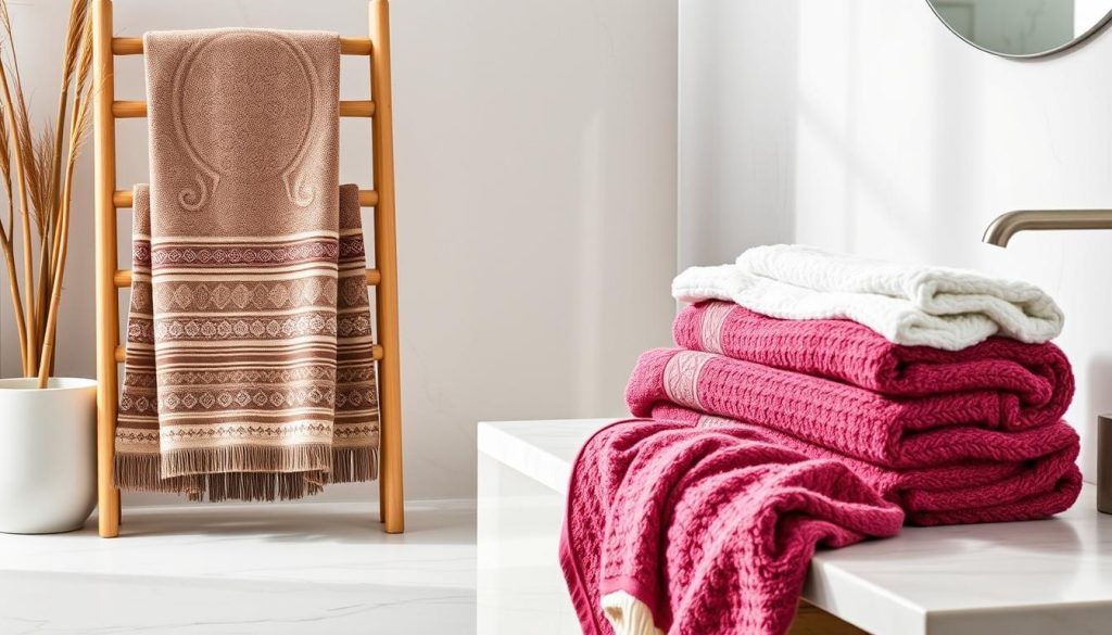 Luxury bath towels