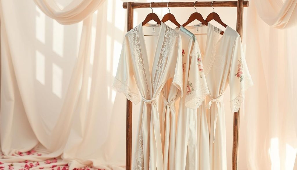 Luxury bridal robes