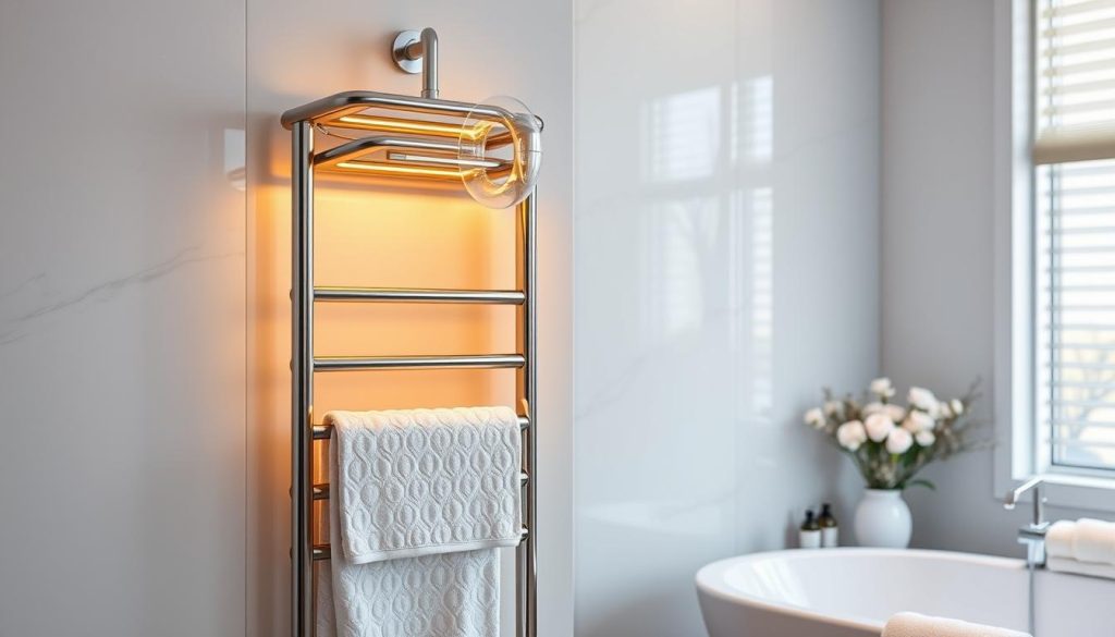 Luxury towel warmer features