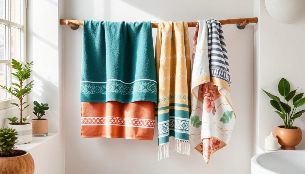 Mixing and matching towel sets