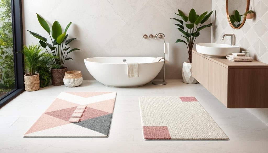 Modern bath mat designs