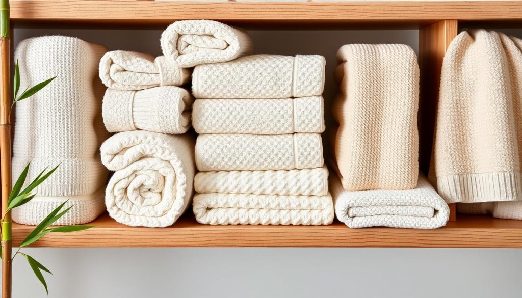 Neutral bathroom towel colors scheme