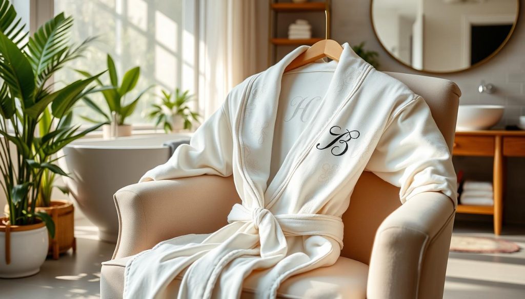 Personalized aesthetic bath robe