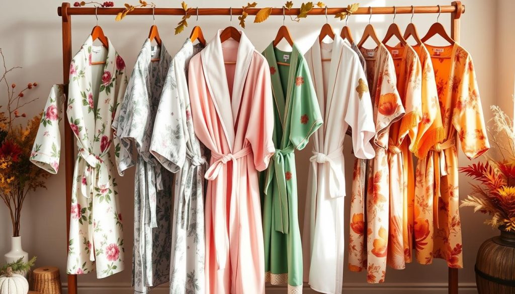 Seasonal bath robes