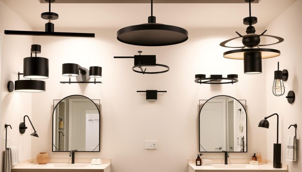 Top brands for black bathroom light fixtures