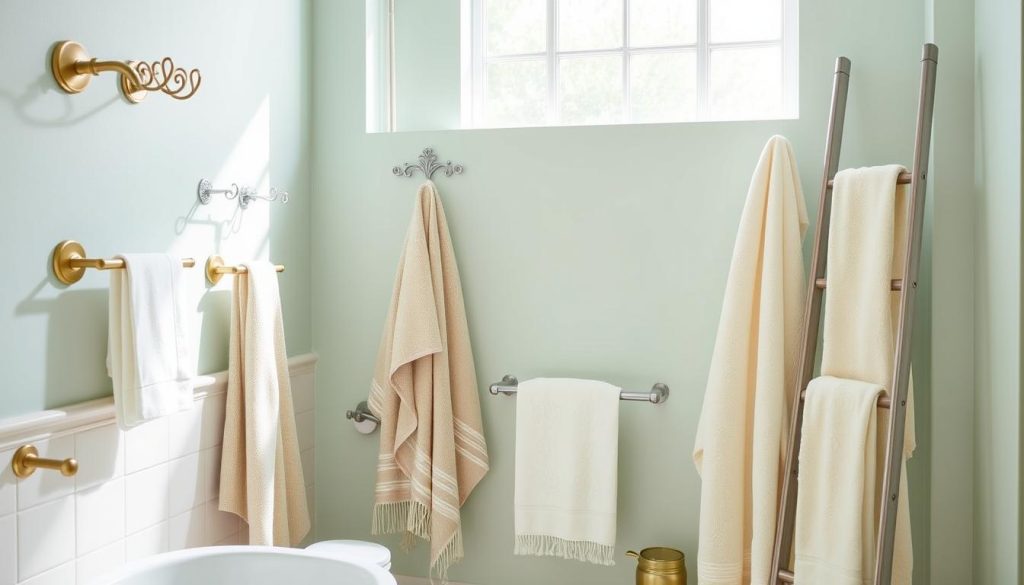 Towel hanging solutions